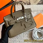 Original quality Original TC leather platinum bag with box - Image 3