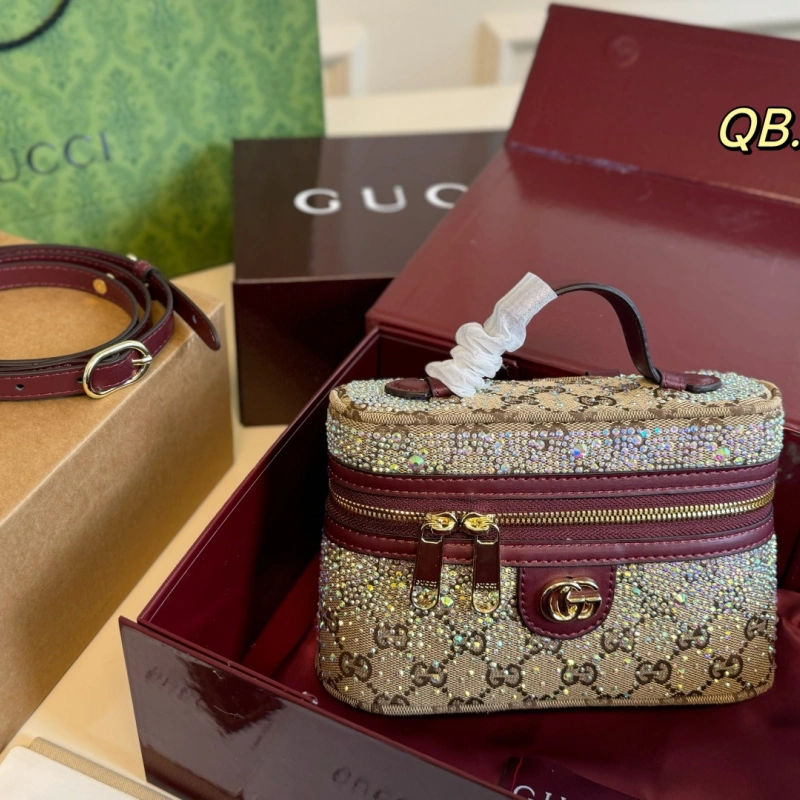 13412230876171000 New canvas rhinestone handbag-box - Image 1