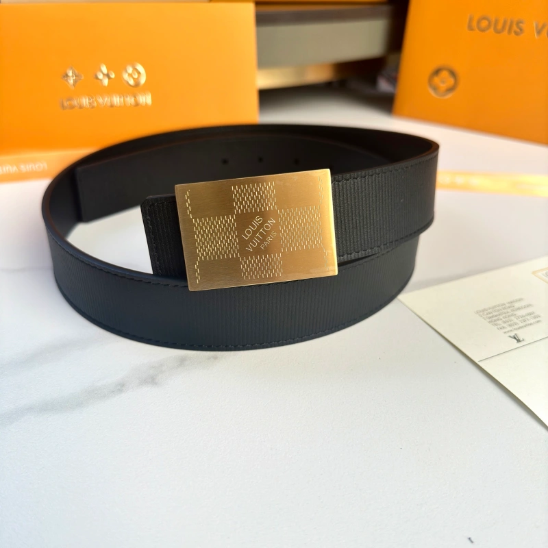 13417760826157800 Latest men's OEM belt, 35mm wide, genuine cowhide leather with box - Image 1