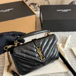 Genuine Cowhide Mini Messenger Bag - Includes Boxa - Image 6