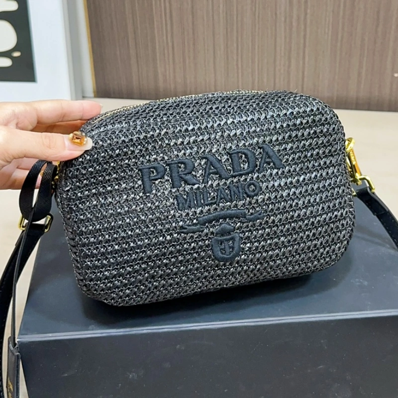 13418637344880400 New spring/summer woven camera bag design-no box - Image 1