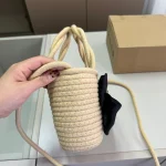 shaped straw tote bag-nobox - Image 12