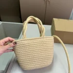 shaped straw tote bag-nobox - Image 10