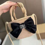 shaped straw tote bag-nobox - Image 7