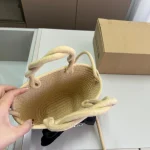 shaped straw tote bag-nobox - Image 5