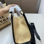 Raffia straw tote-no box - Image 10