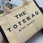 Raffia straw tote-no box - Image 6