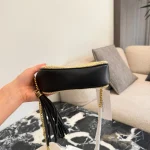 "Black and Gold Tassel Camera Bag-no box - Image 3