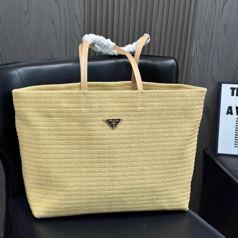13418883730196400 Natural straw tote bag (No box included) - Image 1