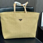 Natural straw tote bag (No box included) - Image 10