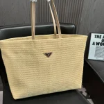Natural straw tote bag (No box included) - Image 9