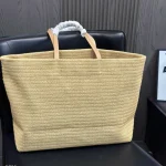 Natural straw tote bag (No box included) - Image 7