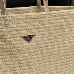 Natural straw tote bag (No box included) - Image 6