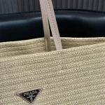 Natural straw tote bag (No box included) - Image 5