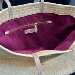 Natural straw tote bag (No box included) - Image 3