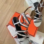 H-Buckle Cross-Strap Sandals-box - Image 20