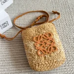 Straw Mini Bucket Bag-box