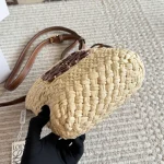Straw Mini Bucket Bag-box - Image 8