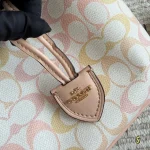 Sakura Pink Straw Bucket Bag – The Perfect Pop of Color for Your Summer Outfit-box - Image 7