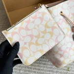 Sakura Pink Straw Bucket Bag – The Perfect Pop of Color for Your Summer Outfit-box - Image 5