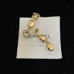Trend Alert! ✨ The Latest Quilted Chain Studs – Chic & Timeless Accessory for Daily Wear & Partie-box - Image 2