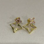 New Pink Diamond Studs-box