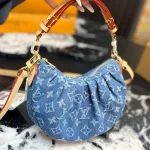 L brand Denim Hobo Bag- no gift box - Image 3