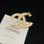 Black Pave Double C Brooch-no box - Image 7