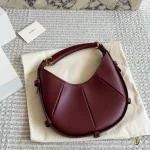 Leather with horn handles and antique gold buckles—vintage yet edgy-no box - Image 3