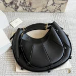 Leather with horn handles and antique gold buckles—vintage yet edgy-no box - Image 17