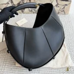 Leather with horn handles and antique gold buckles—vintage yet edgy-no box - Image 6