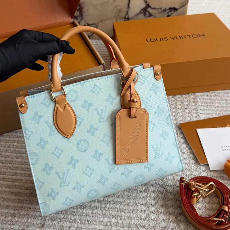 13421645672584800 Ice Blue Monogram Tote-box - Image 1