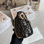 Navy Blue Monogram Shoulder Bag-box - Image 10