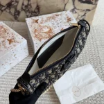 Navy Blue Monogram Shoulder Bag-box - Image 6