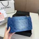 Classic Denim Chain Flap Bag-box - Image 2