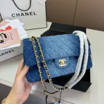 Classic Denim Chain Flap Bag-box - Image 10