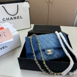 Classic Denim Chain Flap Bag-box - Image 8