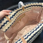 The woven material is lightweight and durable, making it perfect for spring and summer outings-no box - Image 5