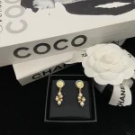 Double C Pearl Stud Earrings-box - Image 5