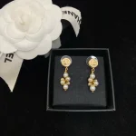 Double C Pearl Stud Earrings-box - Image 3