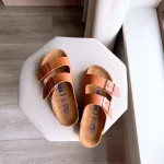 BIRKENSTOCK Spring\/Summer Fashion Leather Slippers for Men and Women - Image 3