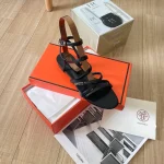 H-Buckle Cross-Strap Sandals-box - Image 19