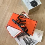 H-Buckle Cross-Strap Sandals-box - Image 12