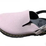 Dr. Martens Martin ZebZag unisex slip-on suede mules with closed toe, casual and stylish platform sandals - Image 4