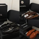 New Double C Buckle Loafers-box