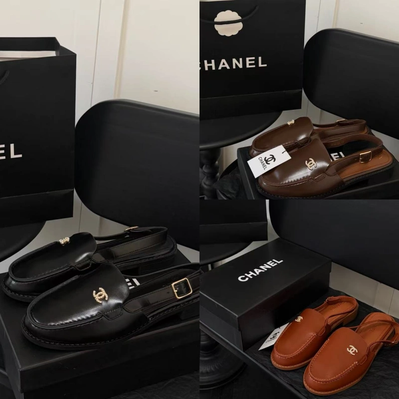 8006a1ec40ce6973870e6ae6ceeaa5d2 New Double C Buckle Loafers-box - Image 1