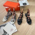 H-Buckle Cross-Strap Sandals-box - Image 16