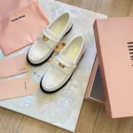 New Three-Color MM Gold Coin Loafers-box - Image 12