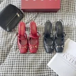 Bowknot G-Buckle High Heel Sandals-box