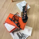 H-Buckle Cross-Strap Sandals-box - Image 9